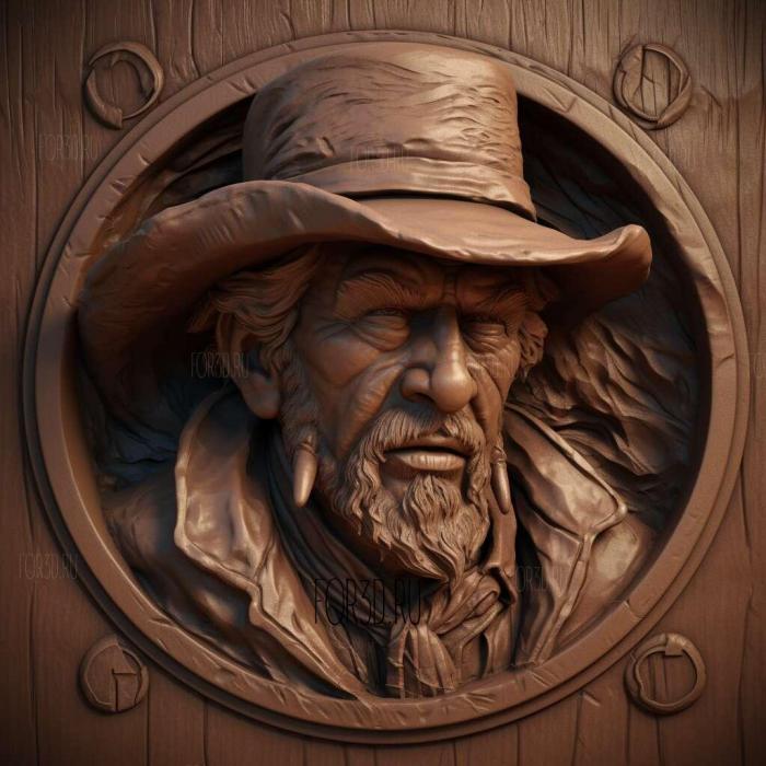 Jonah Hex 2 3d stl модель для ЧПУ